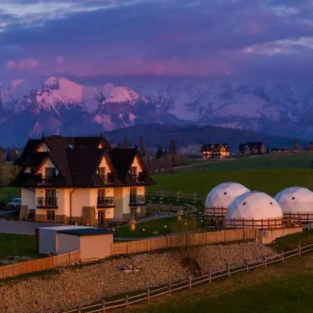 Luxury tent Tatry Mountain Glamp Z Jacuzzi