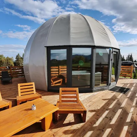 Tatry Mountain Glamp Z Jacuzzi Luxury tent Zakopane