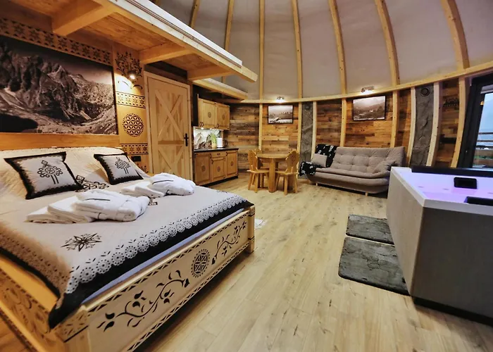 Luksusowy namiot Tatry Mountain Glamp Z Jacuzzi Zakopane