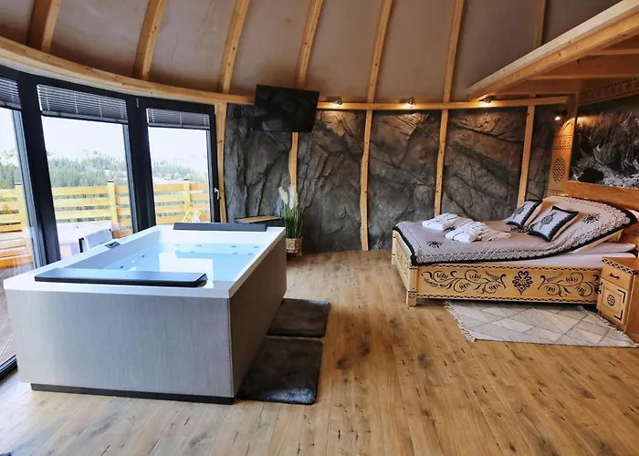 Luksusowy namiot Tatry Mountain Glamp Z Jacuzzi Zakopane