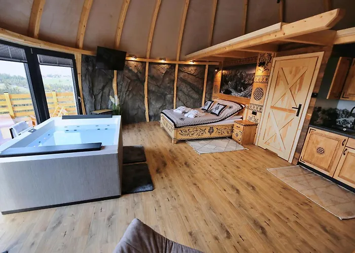 Luksusowy namiot Tatry Mountain Glamp Z Jacuzzi Zakopane