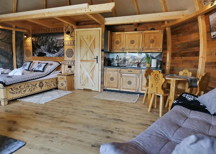 Luksusowy namiot Tatry Mountain Glamp Z Jacuzzi Zakopane