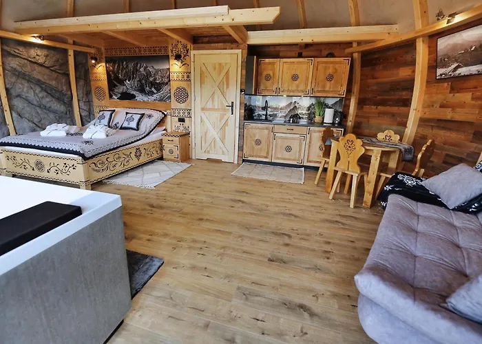 Luksusowy namiot Tatry Mountain Glamp Z Jacuzzi Zakopane